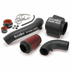Banks Ram-Air, Oiled Filter, Cold Air Intake System for 1997-2006 Jeep Wrangler 4.0L - Black Patch Performance - BANK41816