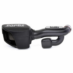 Banks Ram-Air, Dry Filter, Cold Air Intake System for 2012-2018 Jeep Wrangler JK 3.6L - Black Patch Performance - BANK41837D