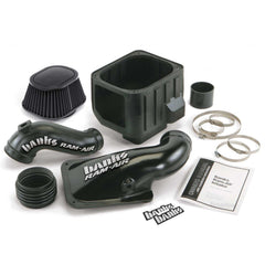 Banks Ram-Air, Dry Filter, Cold Air Intake System for 2001-2004 Chevy/GMC 2500/3500 6.6L Duramax - Black Patch Performance - BANK42132D