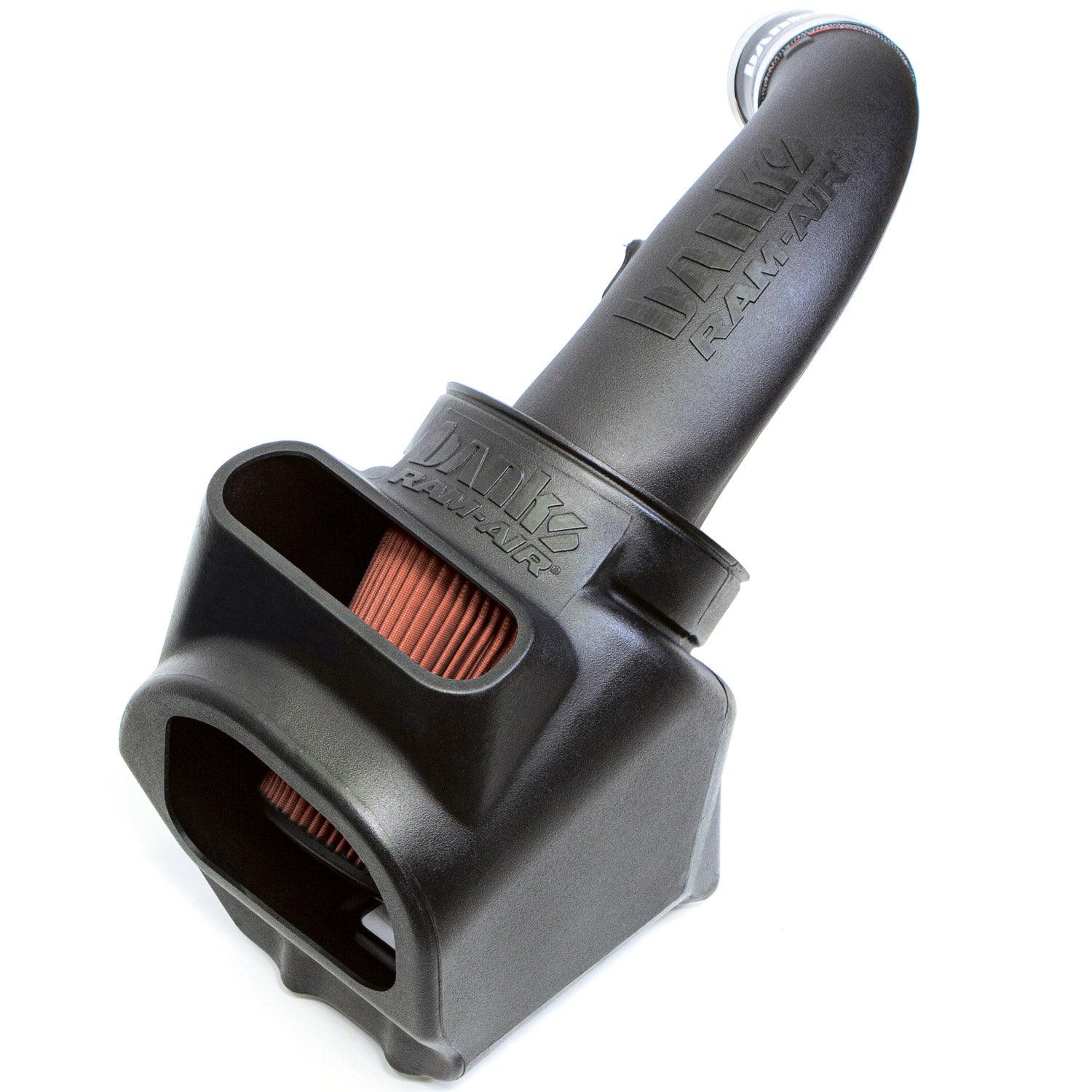 Banks Ram-Air, Big-Ass Oiled Filter, Cold Air Intake System for 2017-2019 Chevy/GMC 2500/3500 6.6L Duramax, L5P - Black Patch Performance - BANK42249