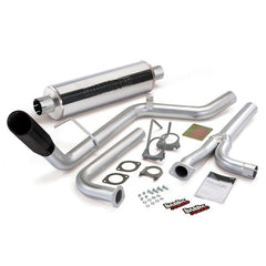 GBE Monster Exhaust Black Tip - Black Patch Performance - BANK48125B
