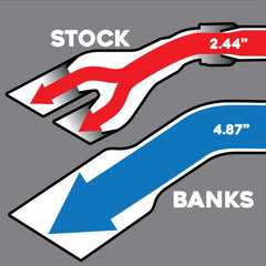 GBE Monster Exhaust Black Tip - Black Patch Performance - BANK49795B