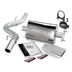 GBE Monster Exhaust Chrome Tip - Black Patch Performance - BANK51313