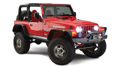 BUS Jeep Flat Style Flares - Black Patch Performance - BUSH1092007