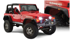 BUS Jeep Flat Style Flares - Black Patch Performance - BUSH1092007