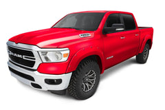 Bushwacker 50915-75 Fender Flares Pocket Style-Color Flame Red Clear Coat Smooth Finish 4 Pc - Black Patch Performance - BUSH5091575