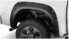 Bushwacker 30024-02 Black Pocket/Rivet Style Smooth Finish Rear Fender Flares for 2007-2013 Toyota Tundra - Bushwacker - Body