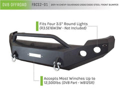 DVE Front Bumpers - Black Patch Performance - DV8OFBCS201