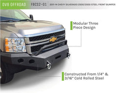 DVE Front Bumpers - Black Patch Performance - DV8OFBCS201