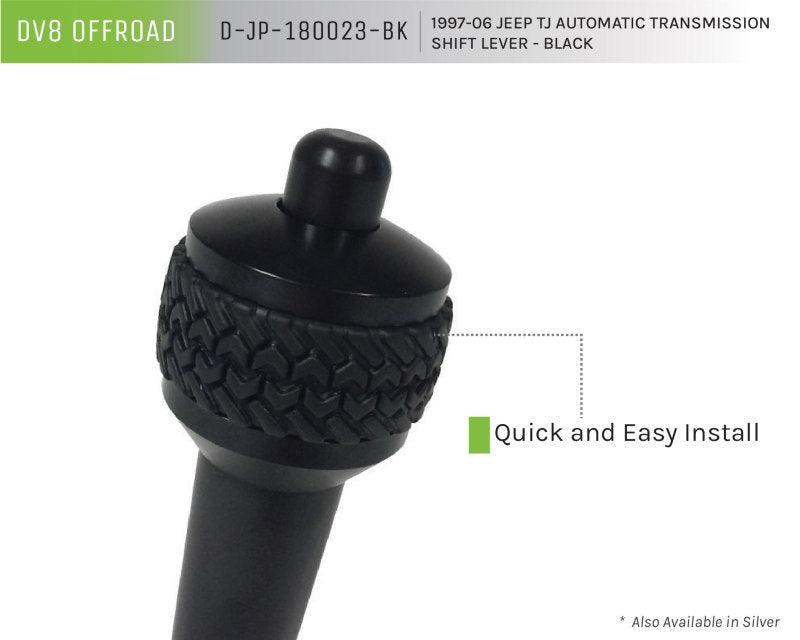 DVE Shift Knobs - Black Patch Performance - dveD-JP-180023-BK