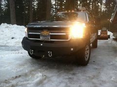 DVE Front Bumpers - Black Patch Performance - dveFBCS2-02