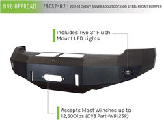 DVE Front Bumpers - Black Patch Performance - dveFBCS2-02