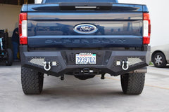 DVE Rear Bumpers - Black Patch Performance - dveRBFF2-02