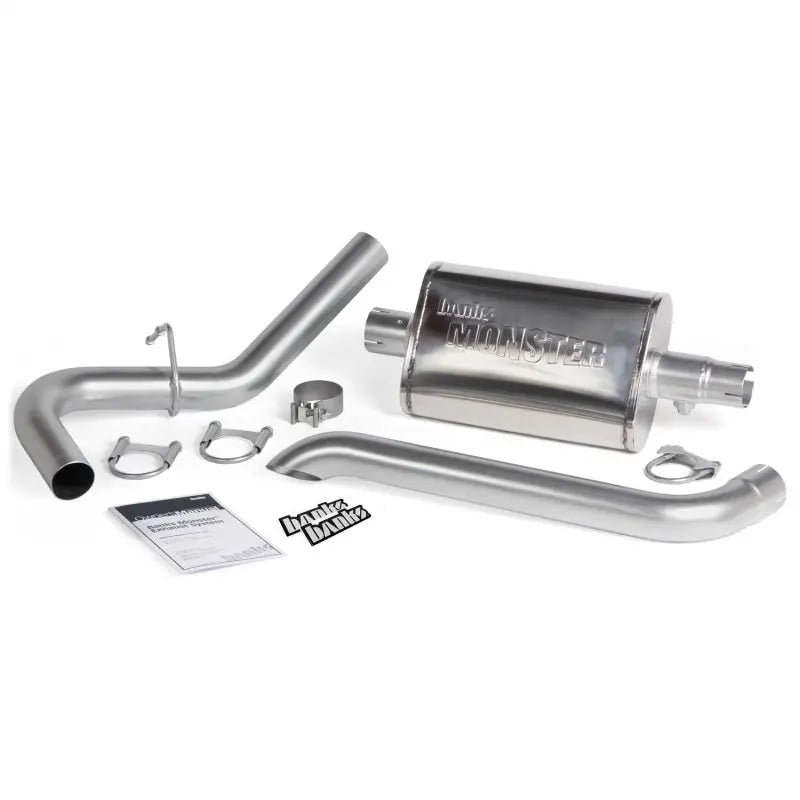 GBE Monster Exhaust Chrome Tip - Black Patch Performance - gbe51360
