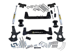 Superlift K181 6.5" Lift Kit-14-18 (19 Old Body) GM1500 2WD w OE Al or SS Ctrl Arms w SL Rr Shk - Black Patch Performance - K181