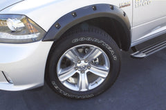 Lund RX203T Elite Series Black Rivet Style Textured Finish 4-Piece Fender Flare Set for 2002-2008 Dodge Ram 1500; 2003-2009 Ram 2500, 3500 (Excludes Dually) - Body from Black Patch Performance