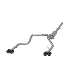 MBRP Exhaust 3in. Cat Back; 2.5in. Dual Split Rear; T304 - Exhaust from Black Patch Performance