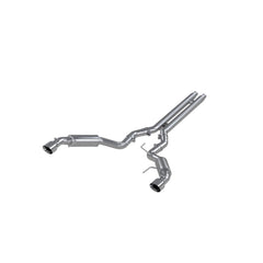 MBRP Exhaust 3in. Cat Back; Dual Split Rear; Race Version; 4.5in. tips Aluminized Steel - MBRP Exhaust - Exhaust