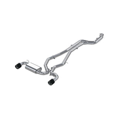 MBRP Exhaust S43003CF 3in Cat-Back; Dual Rear Exit; T304; CF Tips - MBRP Exhaust - Exhaust