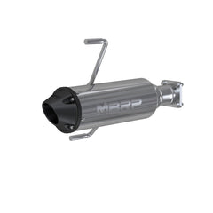 MBRP Exhaust AT-9301PT Performance Muffler, Chambered - Black Patch Performance - MBRPAT9301PT
