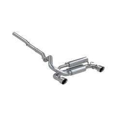 MBRP Exhaust 3in. Cat Back; Dual Outlet; T409 - Black Patch Performance - MBRPS4203409