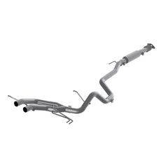 MBRP Exhaust 2 1/2" Cat Back, Dual Exit, AL - Black Patch Performance - MBRPS4702AL