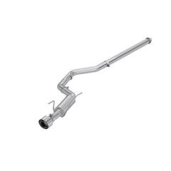 MBRP Exhaust 3" Cat Back, Single Rear Exit, Aluminized Steel - Black Patch Performance - MBRPS4809AL
