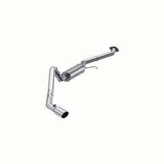 MBRP Exhaust 3in. Cat Back; Single Side; AL - Black Patch Performance - MBRPS5014AL