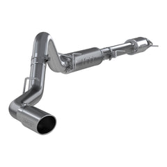 MBRP Exhaust S5093AL 4in. Cat-Back; Single Side Exit; Street Version; AL - Black Patch Performance - MBRPS5093AL