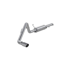 MBRP Exhaust 3in. Cat Back; Single Side; AL - Black Patch Performance - MBRPS5102AL