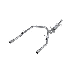 MBRP Exhaust 2 1/2in. Cat Back; Dual Split Rear; T409 - Black Patch Performance - MBRPS5108409