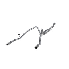 MBRP Exhaust 2 1/2in. Cat Back; Dual Rear; AL - Black Patch Performance - MBRPS5240AL