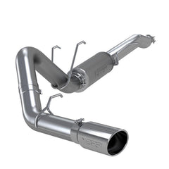 MBRP Exhaust 4in. Resonator Back; Single Side; T304 - Black Patch Performance - MBRPS5247304