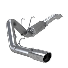 MBRP Exhaust 4in. Resonator Back; Single Side; AL - Black Patch Performance - MBRPS5247AL