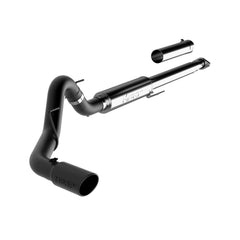 MBRP Exhaust 4in. Cat Back; Single; Black - Black Patch Performance - MBRPS5259BLK