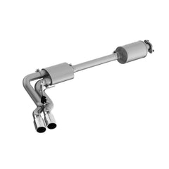 MBRP Exhaust 3in. Cat Back; Pre-Axle Dual Outlet; T409; Street Version - Black Patch Performance - MBRPS5262AL