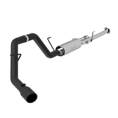 MBRP Exhaust 3in. Cat Back; Single Side; Black Coated - Black Patch Performance - MBRPS5314BLK