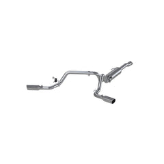 MBRP Exhaust 3"; Cat Back; Dual Split Side; T409 - Black Patch Performance - MBRPS5340409