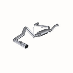 MBRP Exhaust 3in. Cat Back; Single Side; AL - Black Patch Performance - MBRPS5406AL