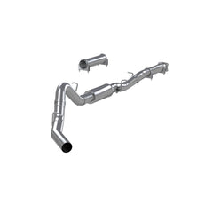MBRP Exhaust 4in. Cat Back; Single Side - Black Patch Performance - MBRPS6000P