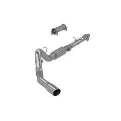 MBRP Exhaust 4in. Cat Back; Single Side; T409 - Black Patch Performance - MBRPS6012409