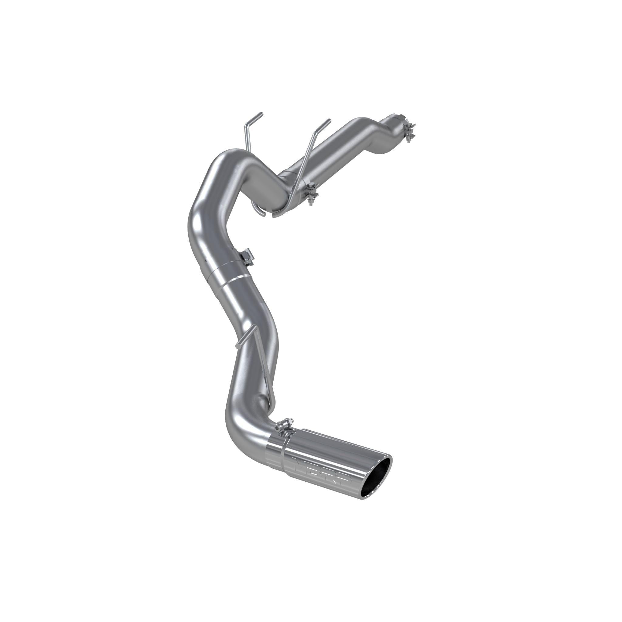 MBRP Exhaust 3 1/2in. Filter Back; Single Side Exit; T409 - Black Patch Performance - MBRPS6169409