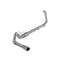 MBRP Exhaust 4in. Turbo Back; Single Side Exit; T409 - Black Patch Performance - MBRPS6200409