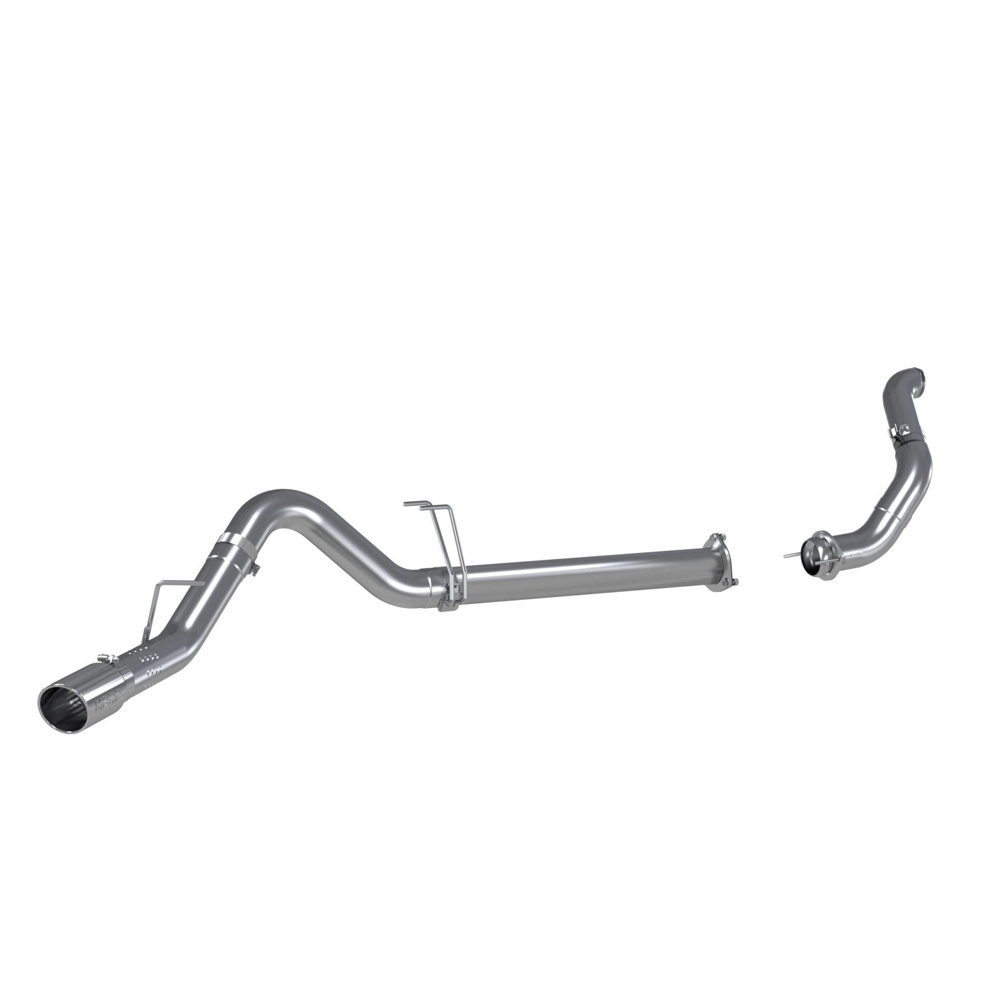 MBRP Exhaust 4in. Filter Back; Single Side Exit; AL - Black Patch Performance - MBRPS6284AL