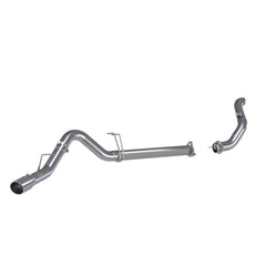 MBRP Exhaust 4in. Filter Back; Single Side Exit; AL - Black Patch Performance - MBRPS6284AL