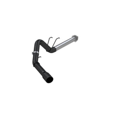 MBRP Exhaust 4in. Filter Back; Single; Black Coated - Black Patch Performance - MBRPS6289BLK