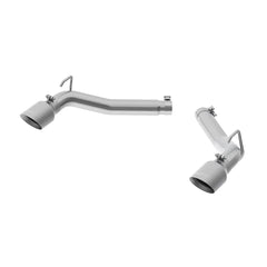 MBRP Exhaust 3in. Axle Back; Muffler Delete; T304 - Black Patch Performance - MBRPS7019304