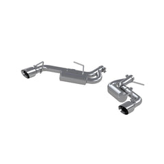 MBRP Exhaust 2.5in. Axle Back; Non NPP; AL - Black Patch Performance - MBRPS7038AL