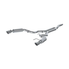 MBRP Exhaust 3in. Cat Back; Dual Split Rear; Race Version; 4.5in. tips AL - Black Patch Performance - MBRPS7275AL