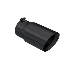 MBRP Exhaust 6" BLK SERIES Tip - Black Patch Performance - MBRPT5074BLK